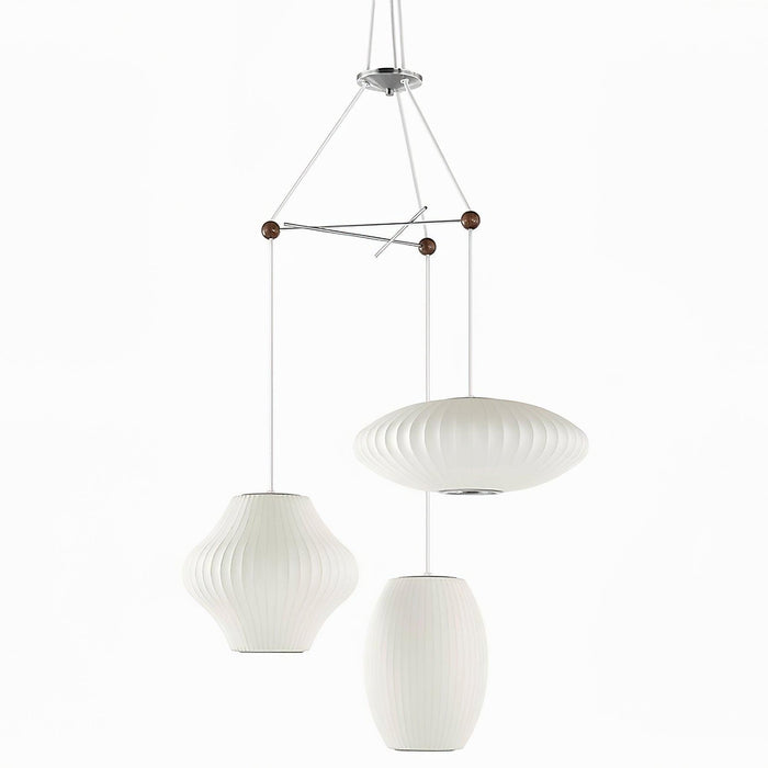 Pendentif Lampe Triple Poire à Bulles - DWHOME