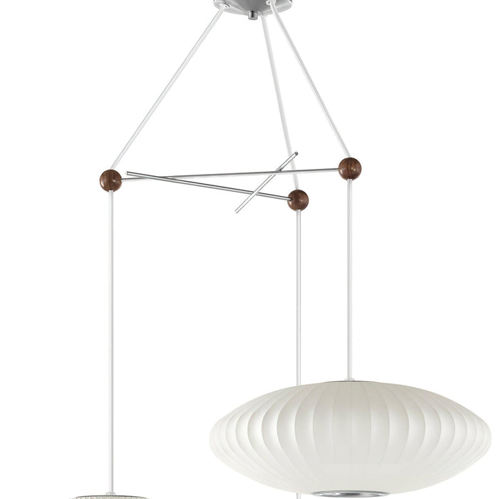 Pendentif Lampe Triple Poire à Bulles - DWHOME