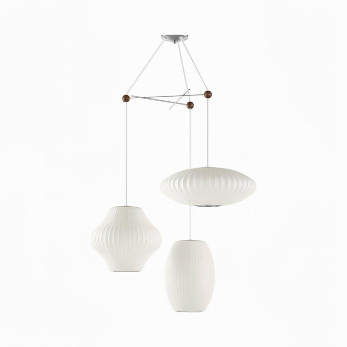 Pendentif Lampe Triple Poire à Bulles - DWHOME