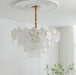 Pearl Glass Shell Chandelier-DWHOME