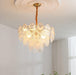 Pearl Glass Shell Chandelier-DWHOME