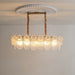 Pearl Glass Shell Chandelier-DWHOME