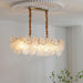 Pearl Glass Shell Chandelier-DWHOME