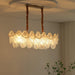 Pearl Glass Shell Chandelier-DWHOME
