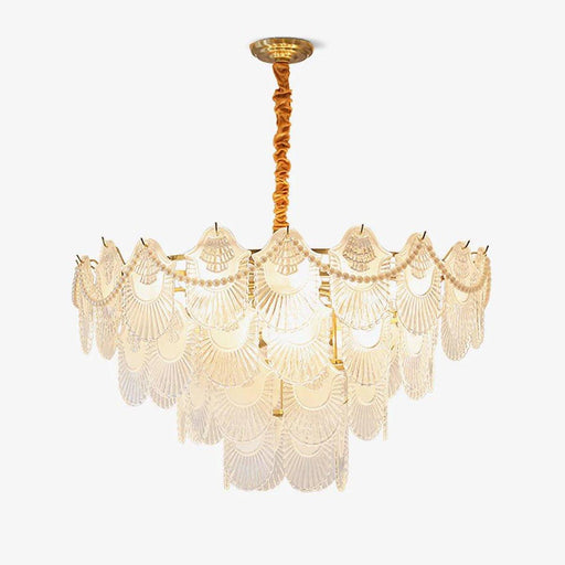 Pearl Glass Shell Chandelier - DWHOME