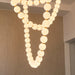 Pearl Glass Necklace Balls Chandelier-DWHOME