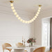 Pearl Glass Necklace Balls Chandelier-DWHOME