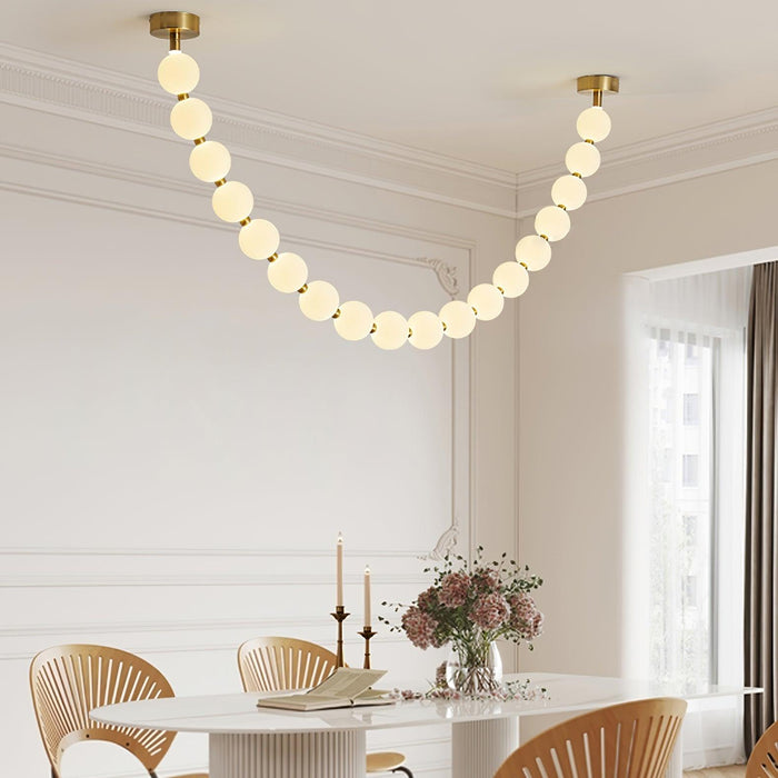 Pearl Necklace Balls Chandelier - DWHOME