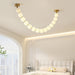 Pearl Glass Necklace Balls Chandelier-DWHOME
