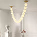 Pearl Glass Necklace Balls Chandelier-DWHOME