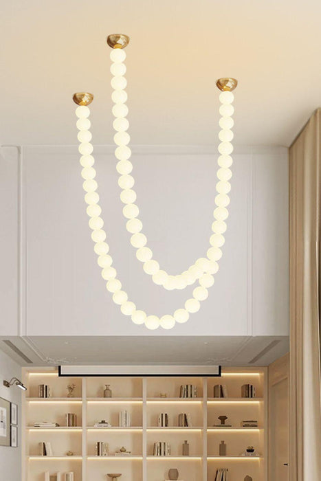 Pearl Necklace Balls Chandelier - DWHOME