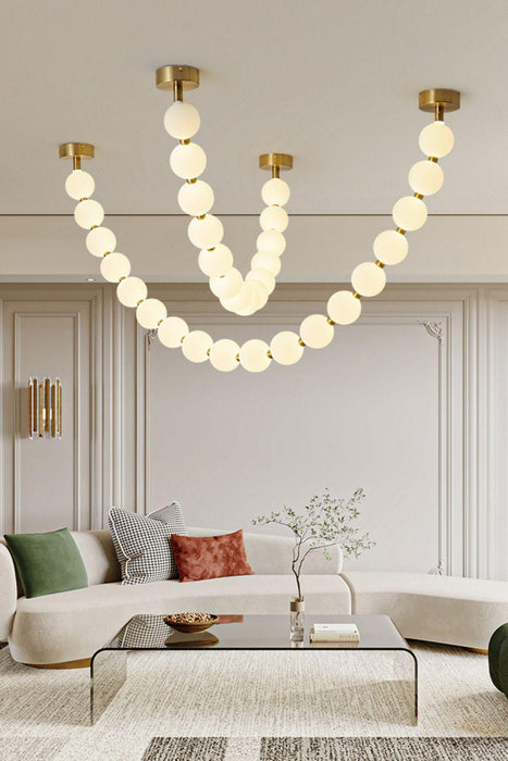 Pearl Necklace Balls Chandelier - DWHOME