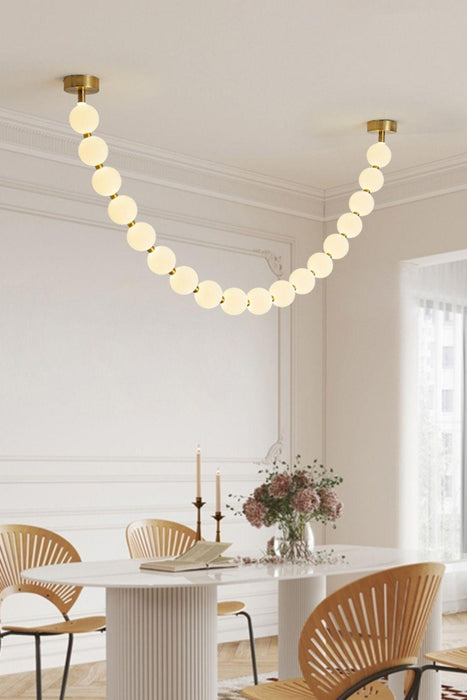 Pearl Necklace Balls Chandelier - DWHOME