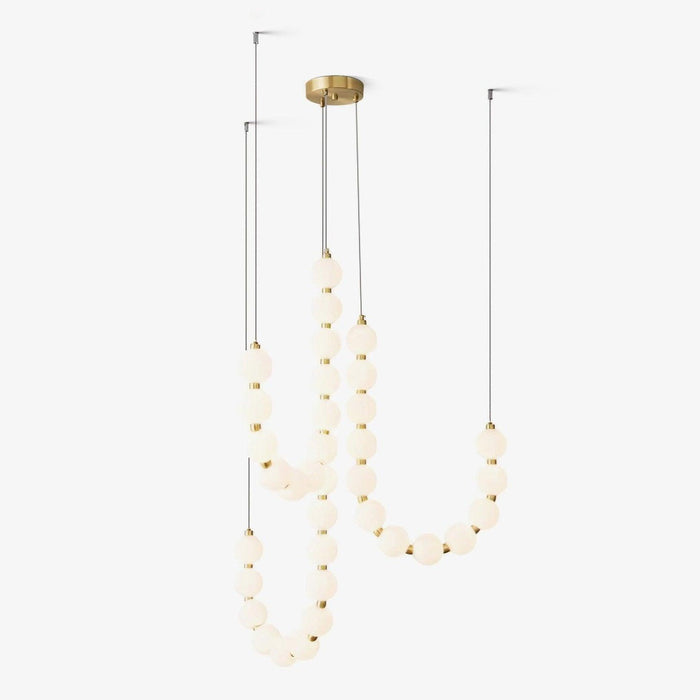 Glass Pearl Necklace Chandelier - DWHOME