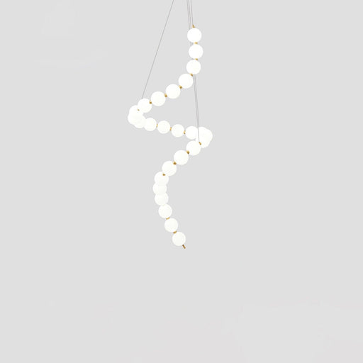 Acrylic Pearl Necklace Chandelier-DWHOME