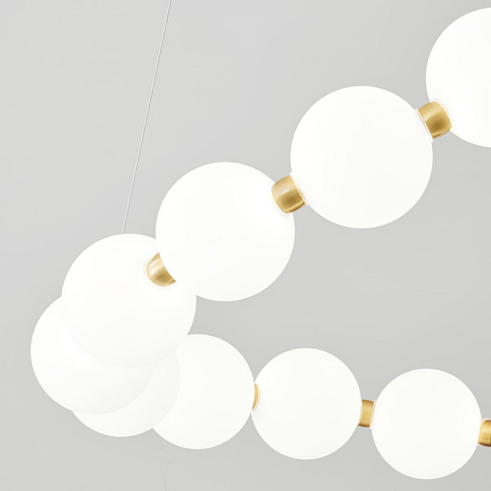 Glass Pearl Necklace Chandelier - DWHOME
