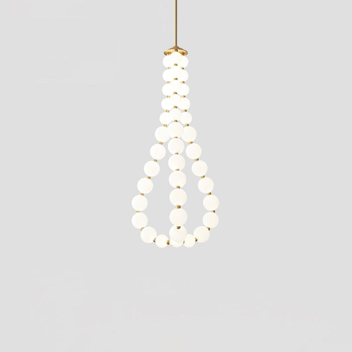 Glass Pearl Necklace Chandelier - DWHOME