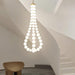 Glass Pearl Necklace Chandelier - DWHOME