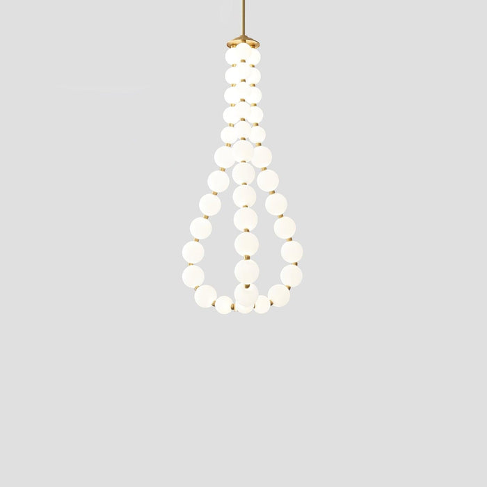 Glass Pearl Necklace Chandelier - DWHOME