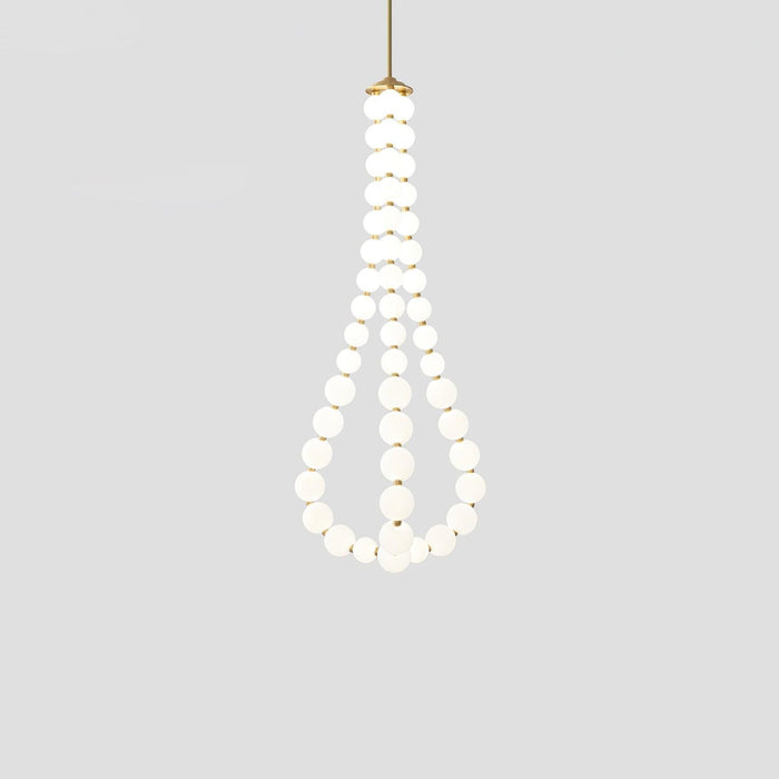 Glass Pearl Necklace Chandelier - DWHOME