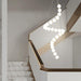 Glass Pearl Necklace Chandelier - DWHOME