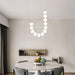 Glass Pearl Necklace Chandelier - DWHOME
