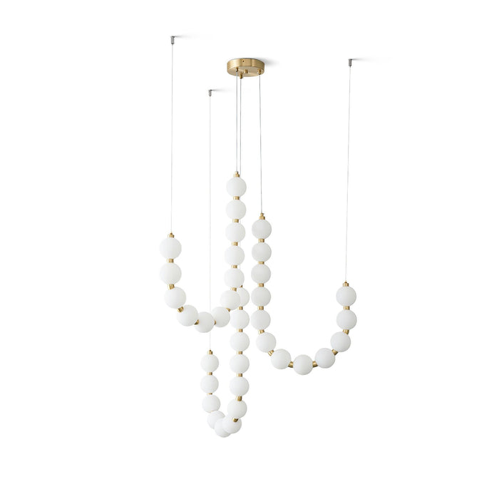 Glass Pearl Necklace Chandelier - DWHOME