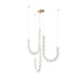 Glass Pearl Necklace Chandelier - DWHOME