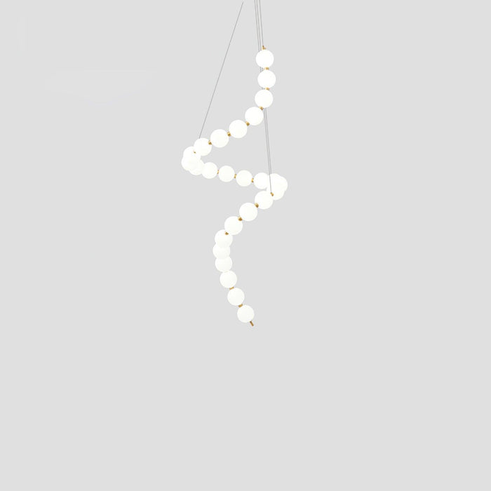 Glass Pearl Necklace Chandelier - DWHOME