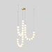 Glass Pearl Necklace Chandelier - DWHOME
