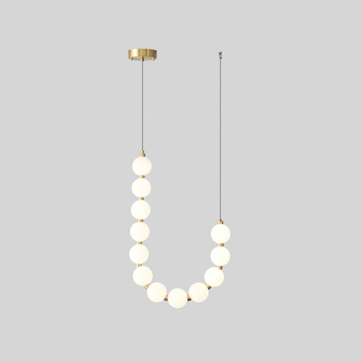 Acrylic Pearl Necklace Chandelier-DWHOME
