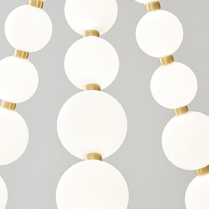 Glass Pearl Necklace Chandelier - DWHOME