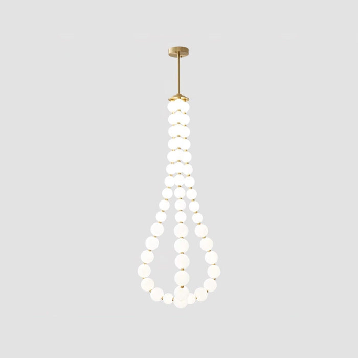Glass Pearl Necklace Chandelier - DWHOME