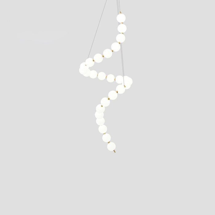 Glass Pearl Necklace Chandelier - DWHOME