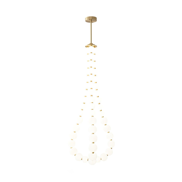 Glass Pearl Necklace Chandelier - DWHOME