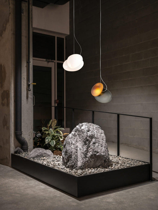 Translucent Frosted Glass Pendant Light-DWHOME