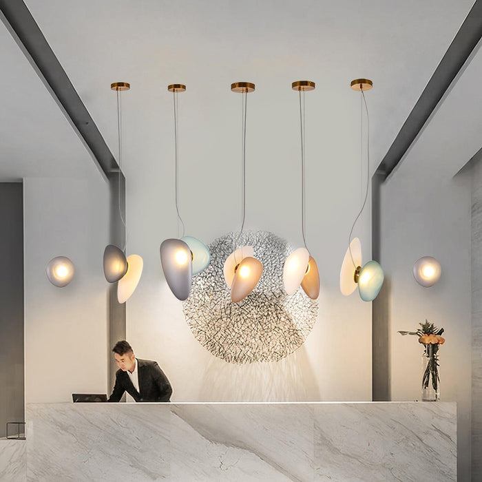 Translucent Frosted Glass Pendant Light-DWHOME