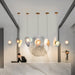 Translucent Frosted Glass Pendant Light-DWHOME