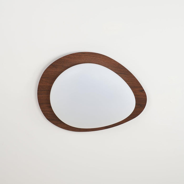 Pebble Walnut Ceiling Light-DWHOME