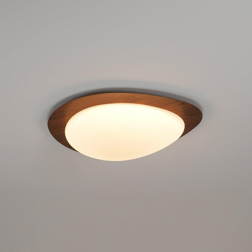 Pebble Walnut Ceiling Light-DWHOME
