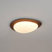 Pebble Walnut Ceiling Light-DWHOME