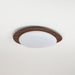 Pebble Walnut Ceiling Light-DWHOME