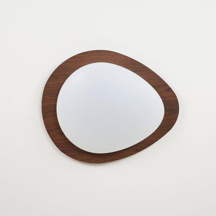 Pebble Walnut Ceiling Light-DWHOME