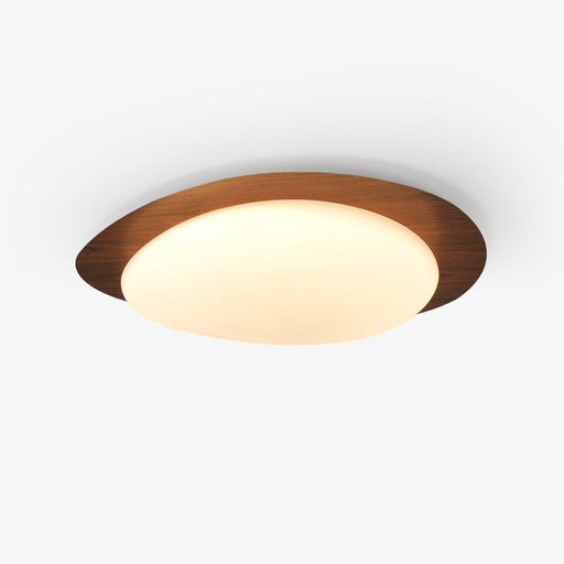 Pebble Walnut Ceiling Light-DWHOME