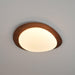 Pebble Walnut Ceiling Light-DWHOME