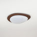 Pebble Walnut Ceiling Light-DWHOME