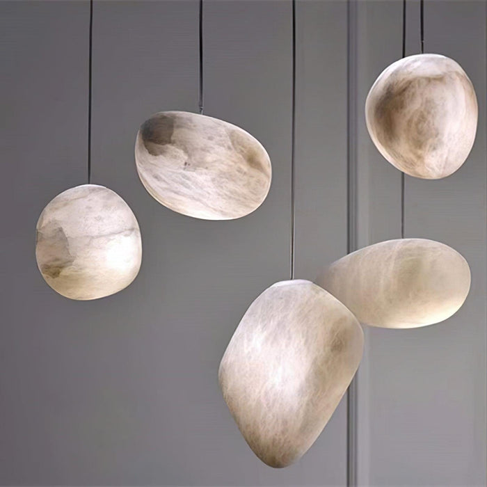 Pebbles Alabaster Pendant Lamp-DWHOME