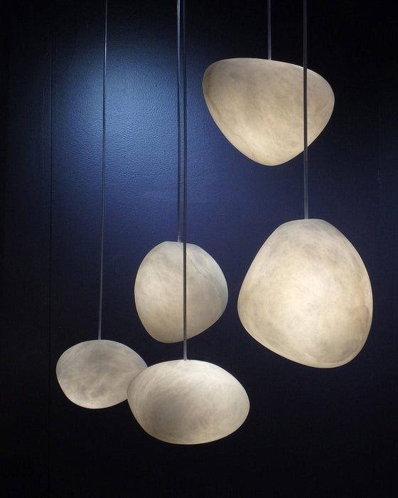 Pebbles Alabaster Pendant Lamp-DWHOME