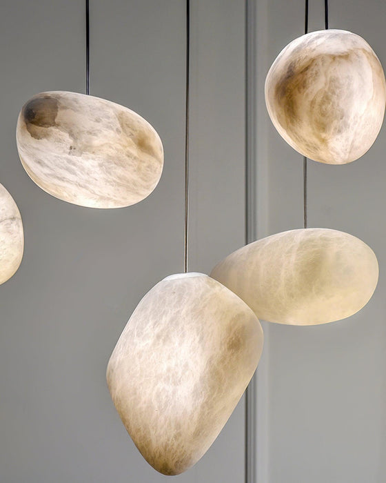 Pebbles Alabaster Pendant Lamp-DWHOME