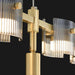 Peli Modern Linear Kitchen Island Chandelier Black&Gold - DWHOME